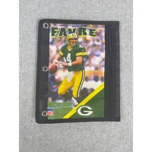 Brett Favre School Zipper Bag Pencil Pens Green Bay‎ Packers Vintage 1999
